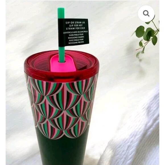 Starbucks 2024 24 oz Venti Cup Wicked Colors Sip or Straw Tumbler Brand New99 - Picture 7 of 7